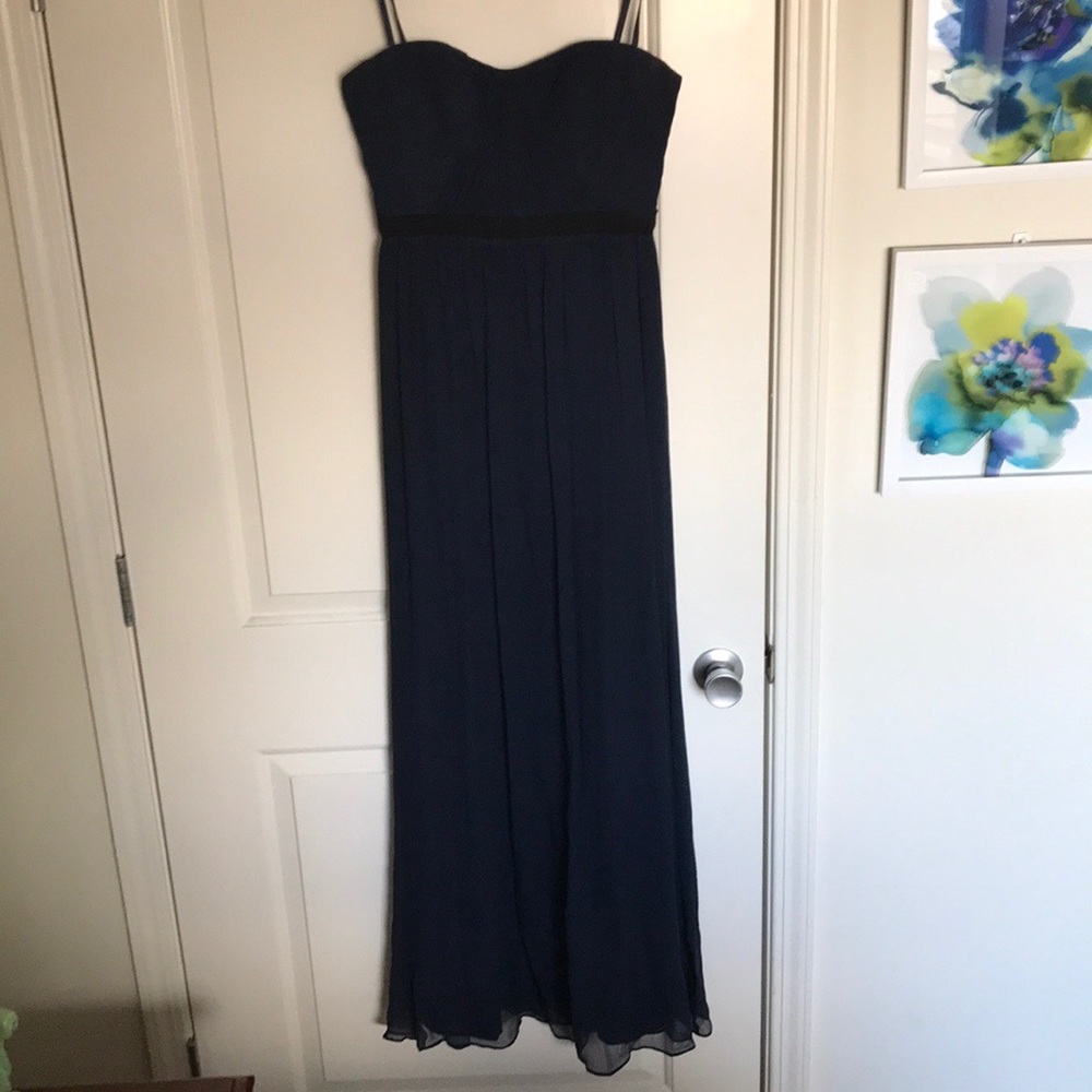 BCBGMAXAZRIA Navy Blue Formal Dress
